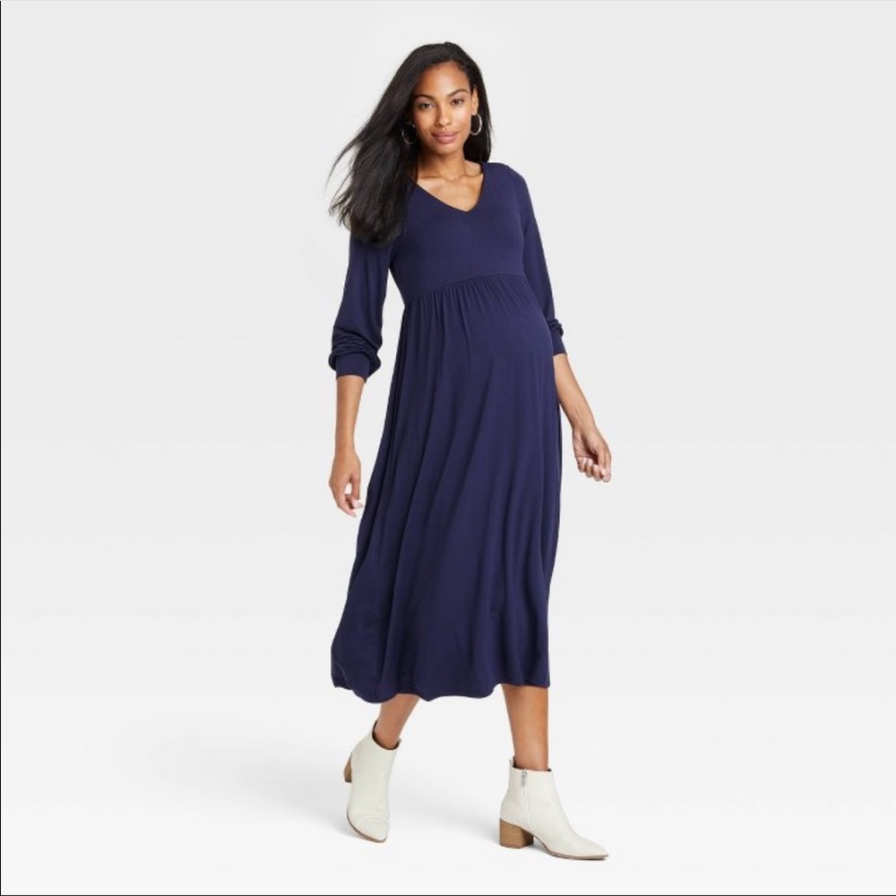 Nines by Hatch jersey midi dress size small